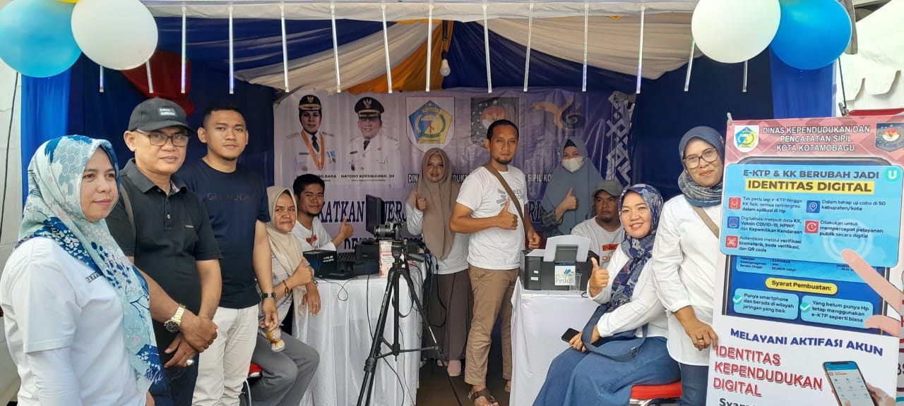 Disdukcapil Kota Kotamobagu Memeriahkan Kotamobagu Expo 2023