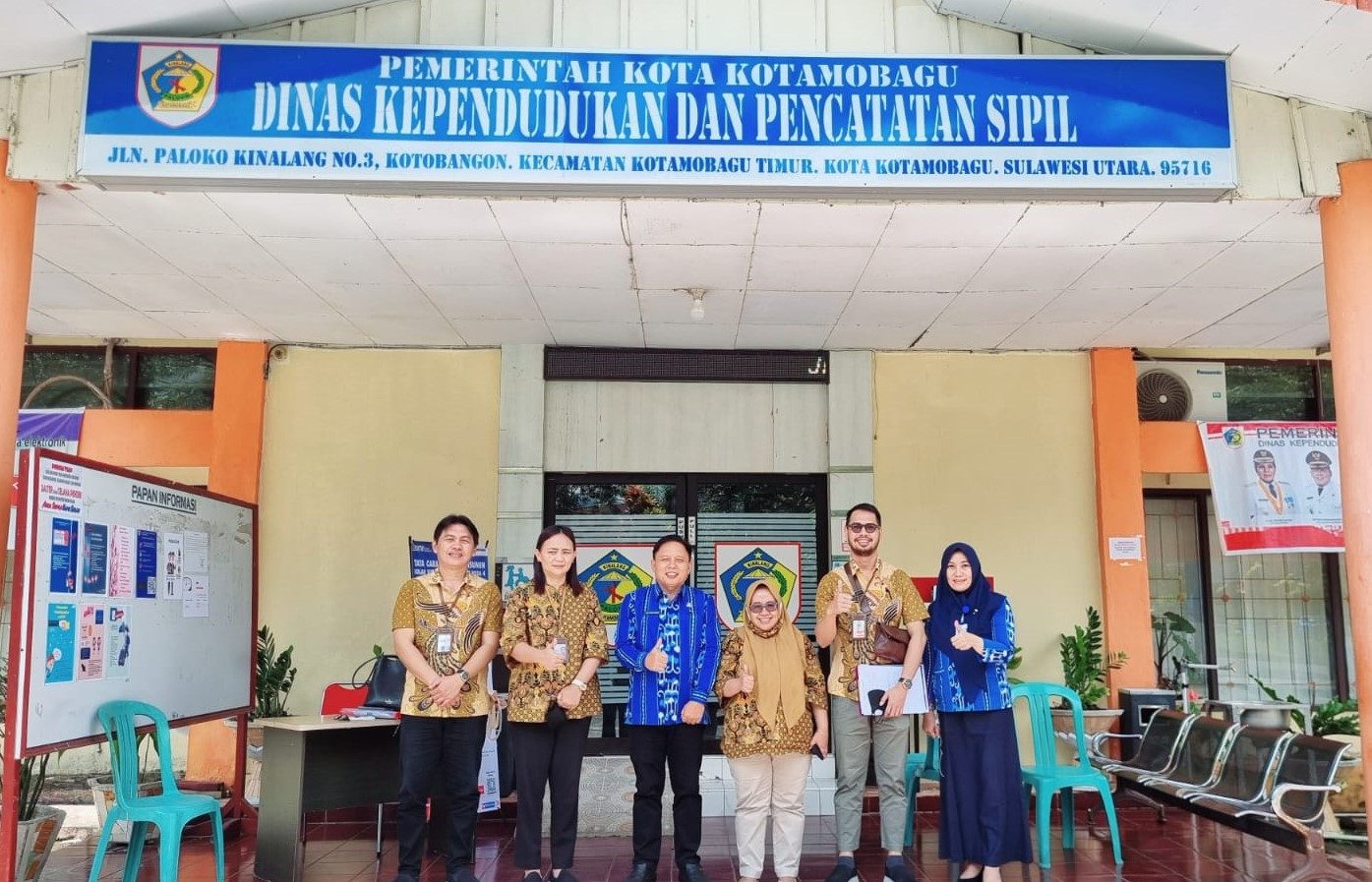 Disdukcapil Kota Kotamobagu Terima Kunjungan Ombudsman Republik Indonesia Perwakilan Provinsi Sulawesi Utara